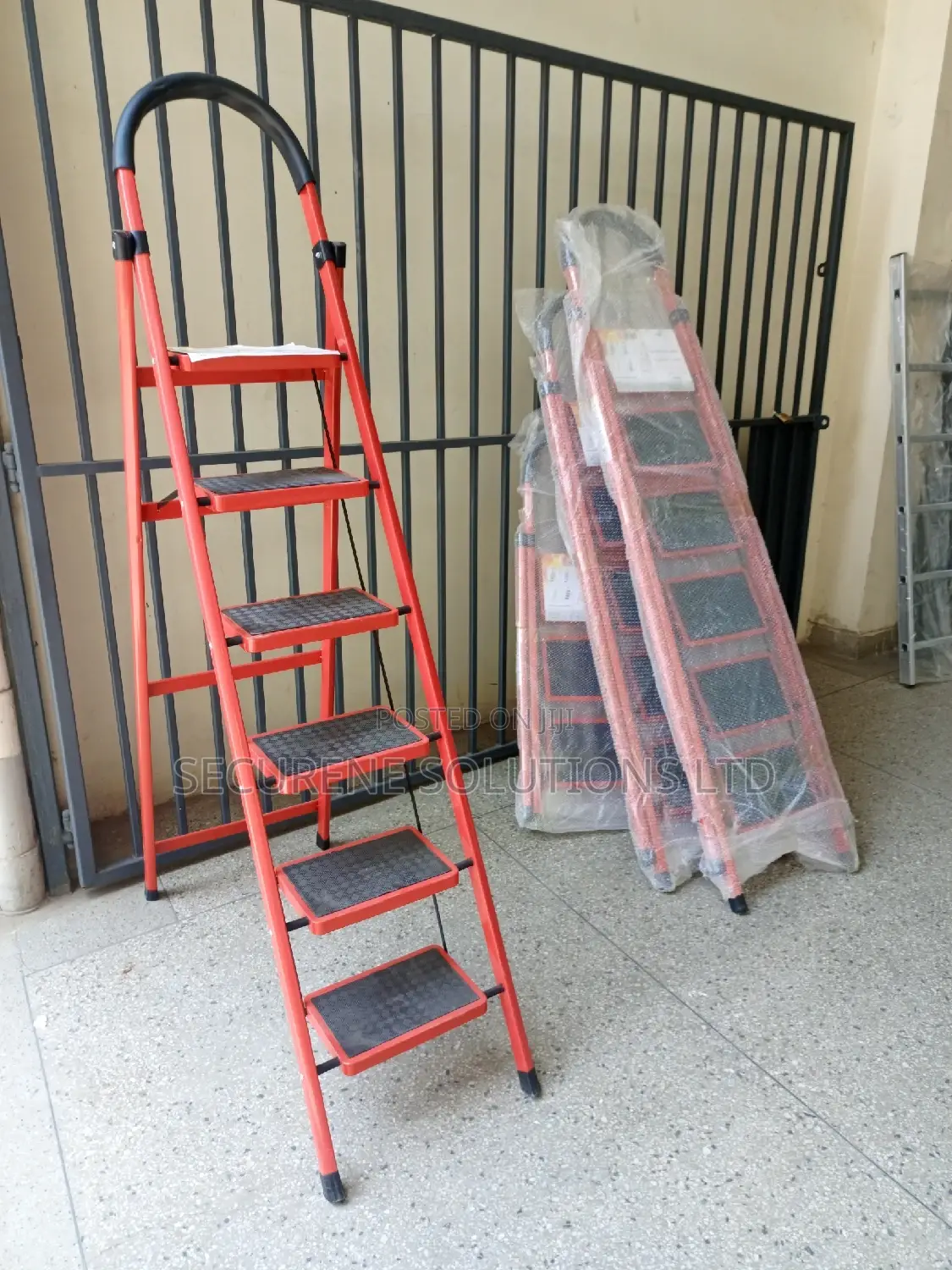 6 Steps Steel House Hold a Type Ladder Kitchen