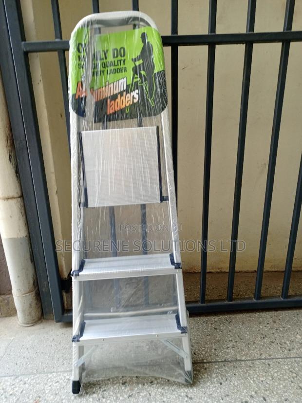 Aluminum Household 3 Steps Ladder a Type - main view