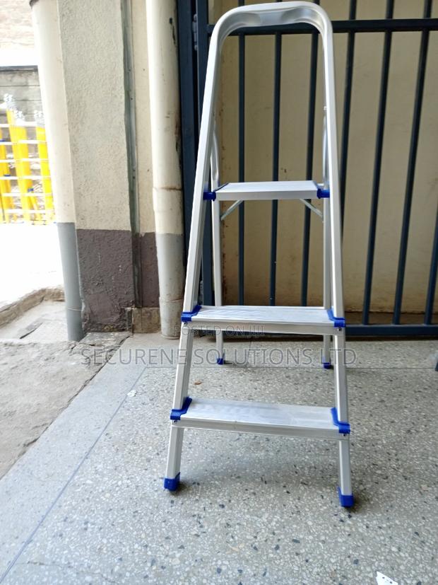 Aluminum Household 3 Steps Ladder a Type - thumbnail 4