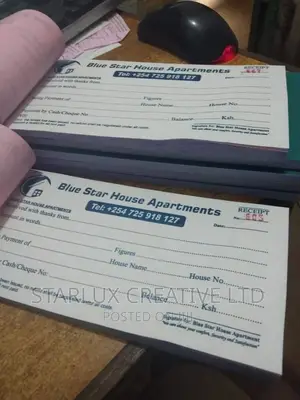 Receipt Books, Invoice, Delivery Notes