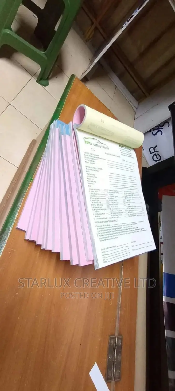 Receipt Books, Invoice, Delivery Notes