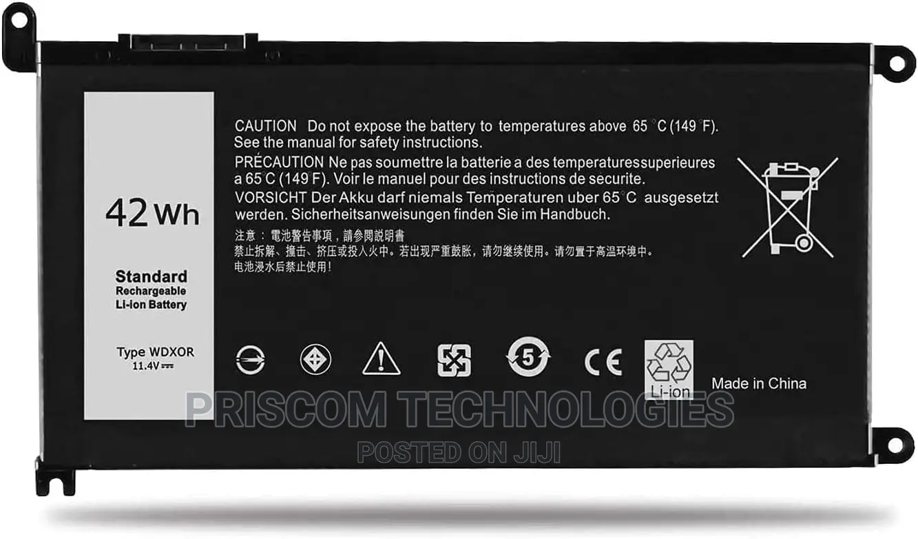 Dell Inspiron 15 5568 7560 5567/13 7368 Battery WDX0R WDXOR