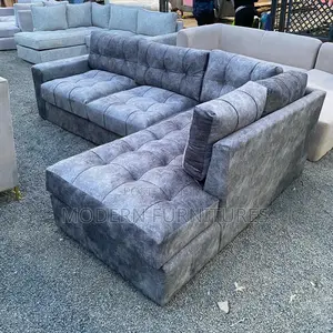 Dark Grey L-Sofa