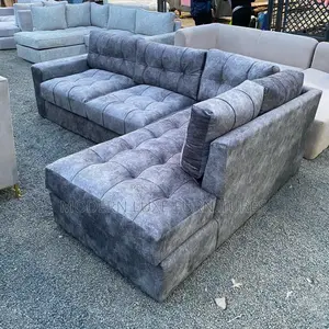 Dark Grey L-Sofa