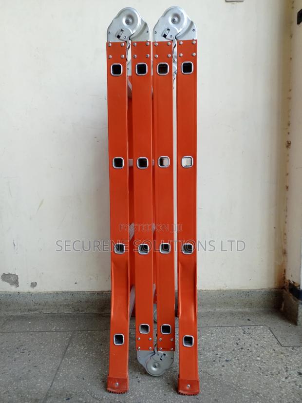 Aluminium/Iron Multipurpose Scaffolding Ladder 16ft/4.7m/4×4 - main view