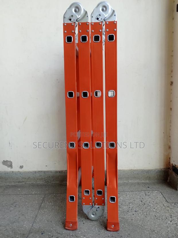 Aluminium/Iron Multipurpose Scaffolding Ladder 16ft/4.7m/4×4 - thumbnail 3