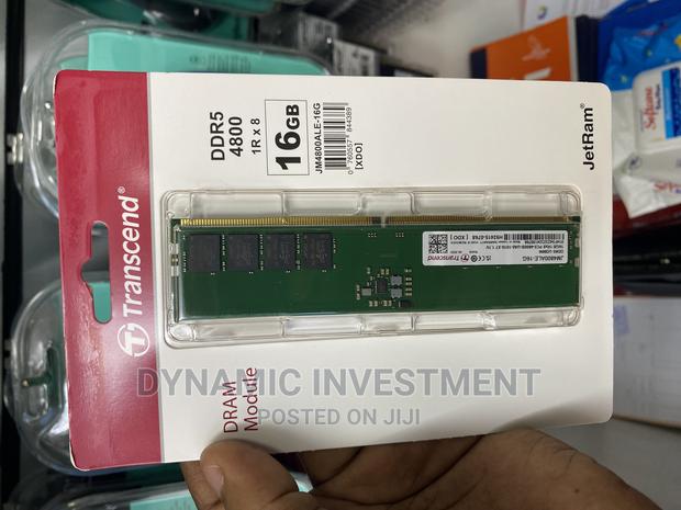 Transcend RAM 16GB DDR5 4800mhz CL40 (1rx8) Desktop Memory - thumbnail 3