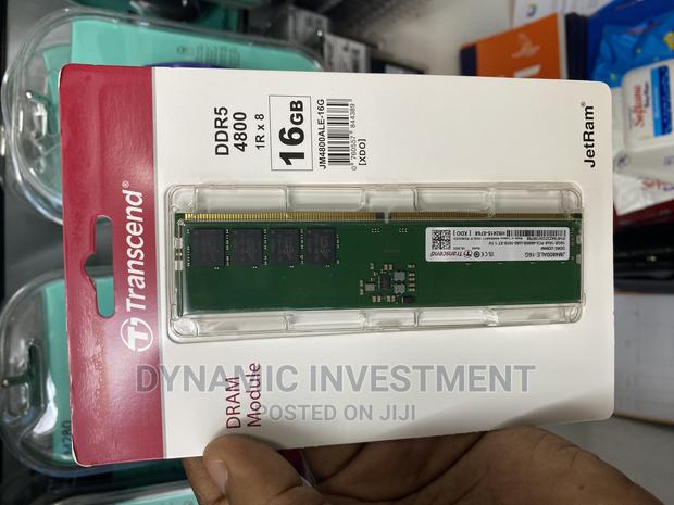 Transcend RAM 16GB DDR5 4800mhz CL40 (1rx8) Desktop Memory - thumbnail 4