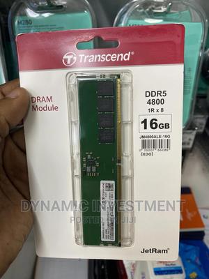 Transcend RAM 16GB DDR5 4800mhz CL40 (1rx8) Desktop Memory - thumbnail 2