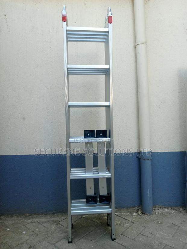 Aluminium Multipurpose Folding Ladder 24ft/7mtrs/4*6 - thumbnail 2