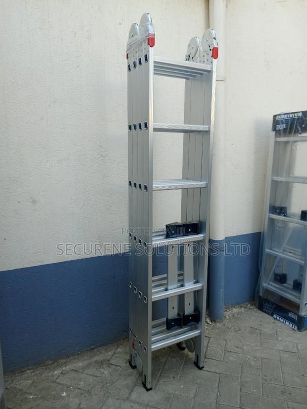 Aluminium Multipurpose Folding Ladder 24ft/7mtrs/4*6 - thumbnail 3