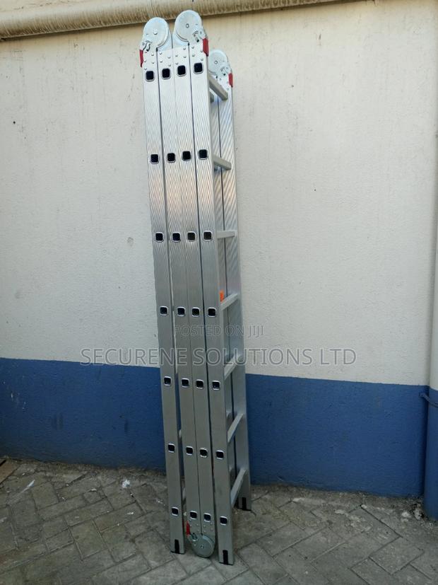 Aluminium Multipurpose Folding Ladder 28ft/8.4mtrs/4*7 - thumbnail 2