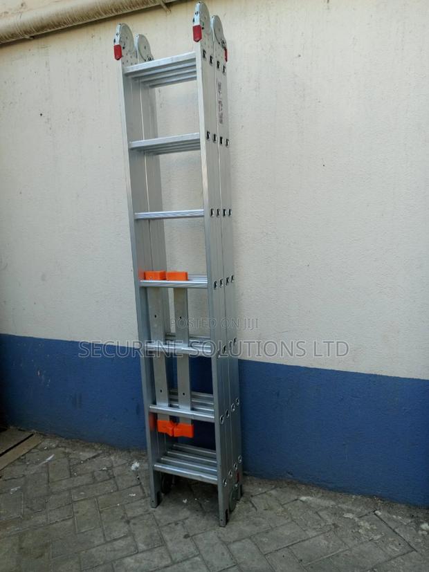 Aluminium Multipurpose Folding Ladder 28ft/8.4mtrs/4*7 - thumbnail 3