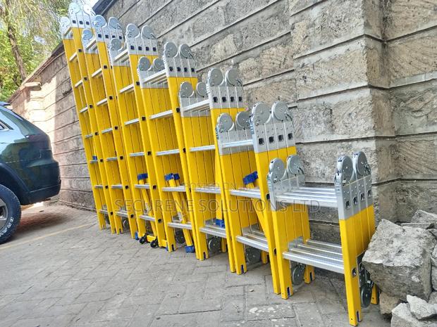 Fibreglass Multipurpose Folding Ladders All Sizes on Offer - thumbnail 5