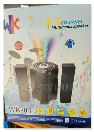 Subwoofer Wk-01 2.1 X-bass Multimedia Speaker