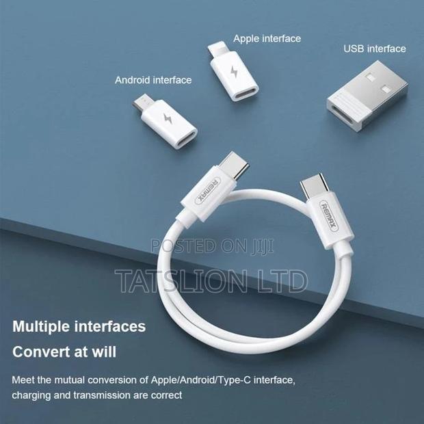 Multifunctional 60W USB Data Cable Fast Charge Line Storage - thumbnail 2