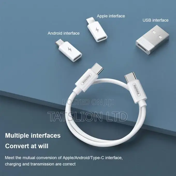 Multifunctional 60W USB Data Cable Fast Charge Line Storage