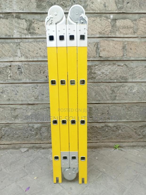 Fibreglass Multipurpose Folding Ladder 16ft/4.7mtrs/4*4 - thumbnail 3