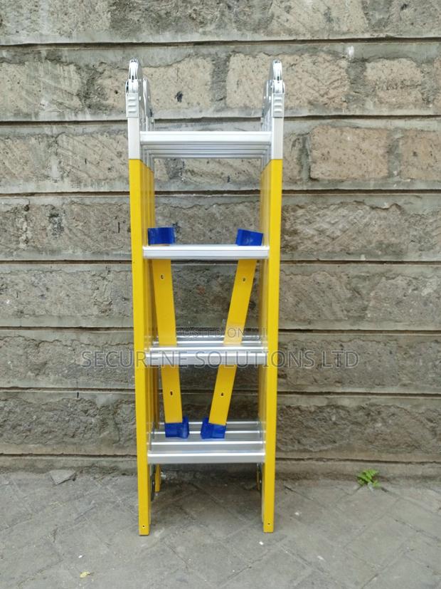 Fibreglass Multipurpose Folding Ladder 16ft/4.7mtrs/4*4 - thumbnail 5
