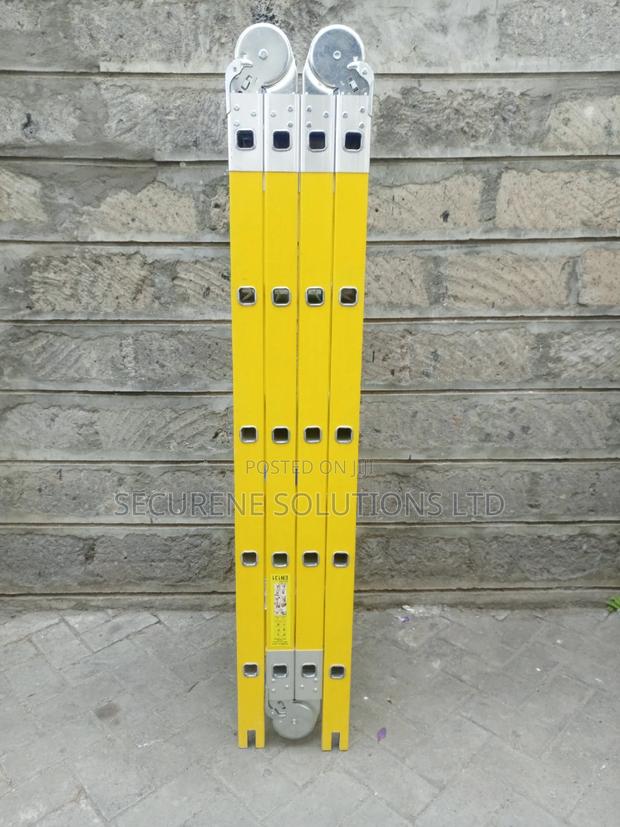 Fibreglass Multipurpose Folding Ladder 20ft/5.7mtrs/4*5 - thumbnail 2