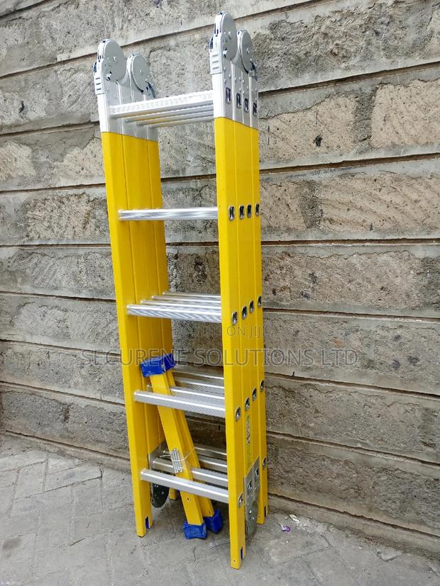 Fibreglass Multipurpose Folding Ladder 20ft/5.7mtrs/4*5 - thumbnail 3