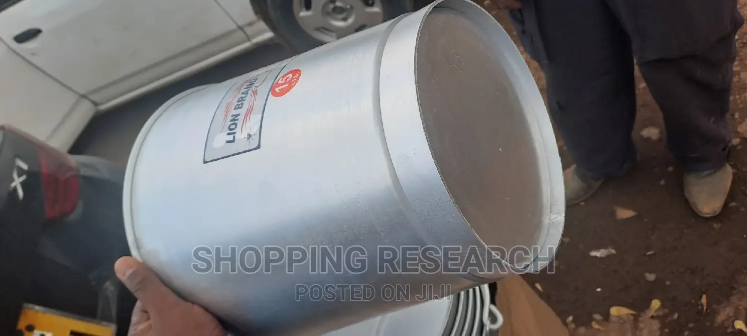 Aluminium Milk Bucket 15L