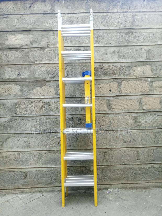 Fibreglass Multipurpose Folding Ladder 28ft/ - thumbnail 3