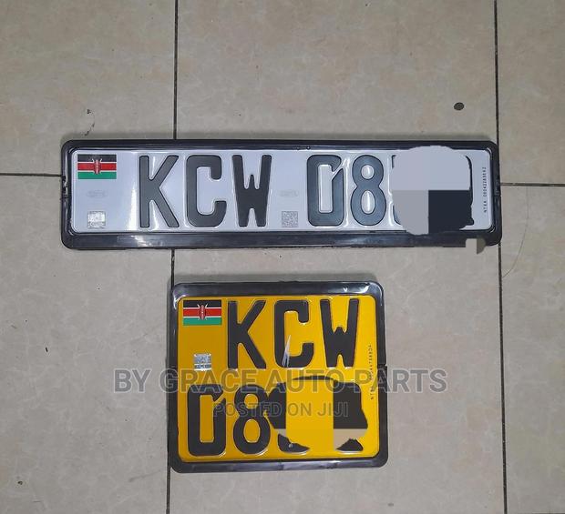 Smart Digital Number Plate Holder( Plastic)