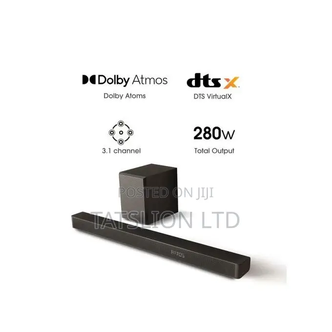 Hisense AX-3100G 3.1ch Dolby Atmos Home Cinema Soundbar - 28