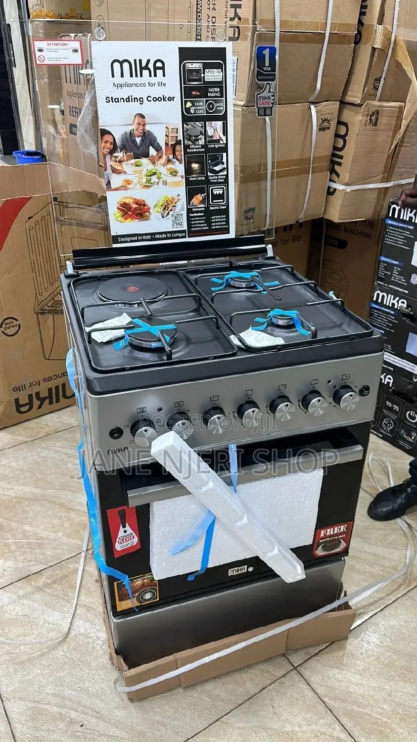 Mika 60 by 60 Standing Cooker