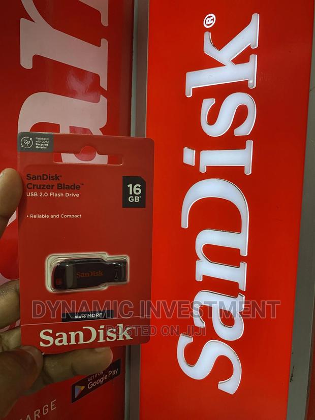 Sandisk Cruzer Blade USB Flash Drive/Disk, USB 2.0, 16GB