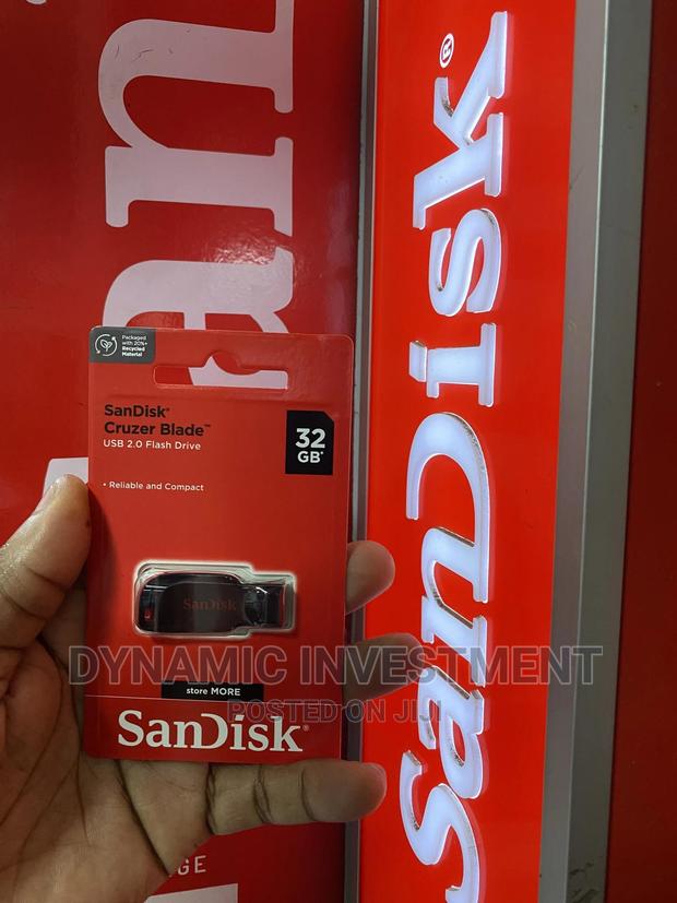 Original Sandisk Cruzer Blade USB Flash Disk/Disk – 32gb - thumbnail 2