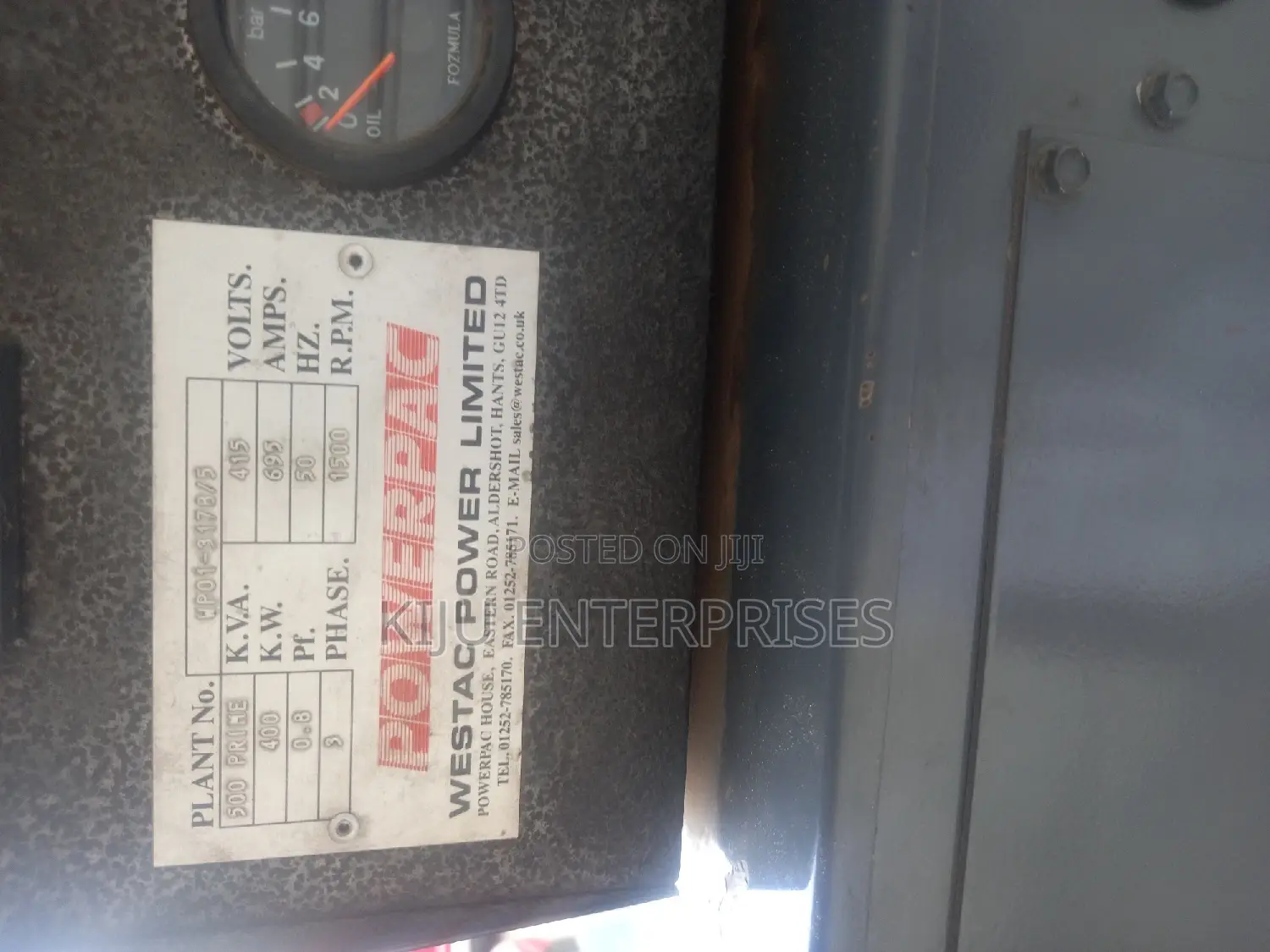 Deutz Generator 500kva Available