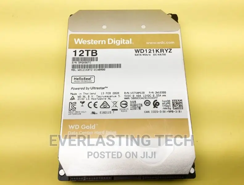 WD Gold Enterprise Class Hard Drive 12TB