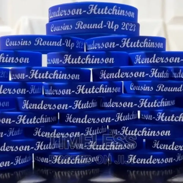 Event/Party/Charity Silicon Wristbands