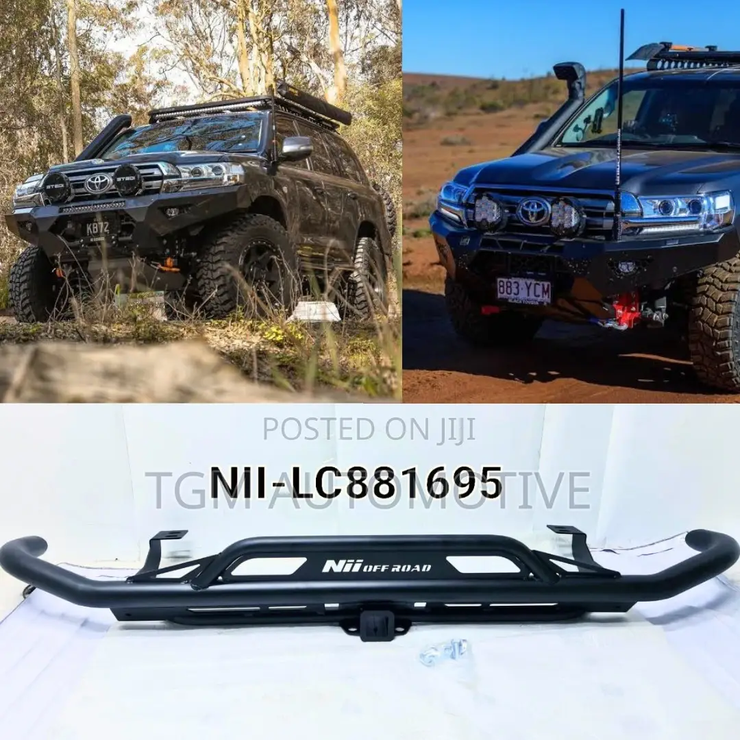 Land Cruiser V8 Steel Rear Bull Bar