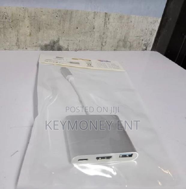USB C to HDMI Adapter Type-C to USB C 3.1 Converter 3-in-1