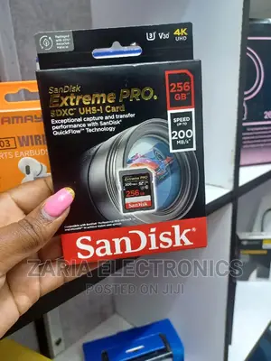 Original Sandisk 256gb Extreme Pro 200mbps