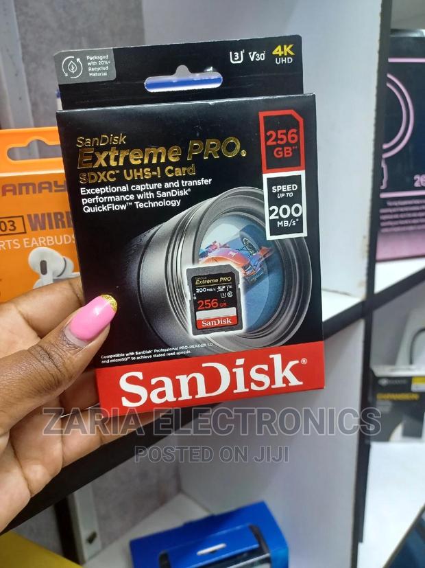 Original Sandisk 256gb Extreme Pro 200mbps - thumbnail 2