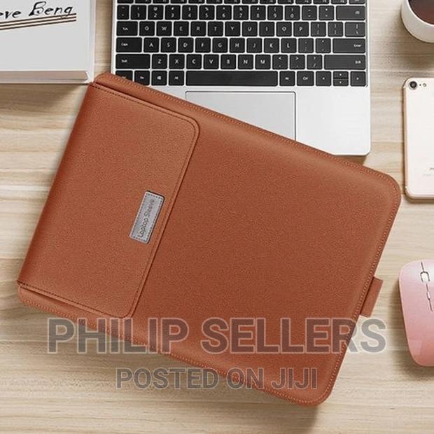 Waterproof PU Leather Laptop Liner Bag for 13/14 Inch Laptop