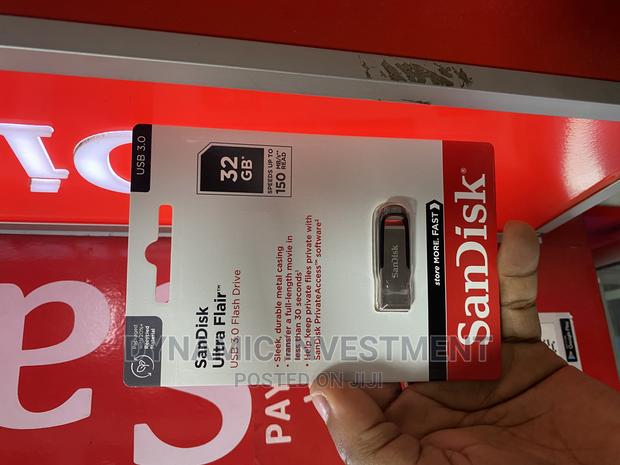 Sandisk Ultra Flair 32GB 3.0 150 MB/S Flash Drive/Disk - thumbnail 2