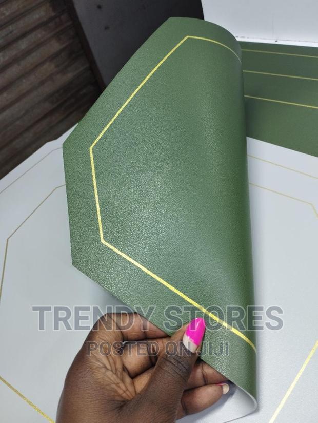 6pcs Double Sided PU Leather Antislip Tablemats - thumbnail 4