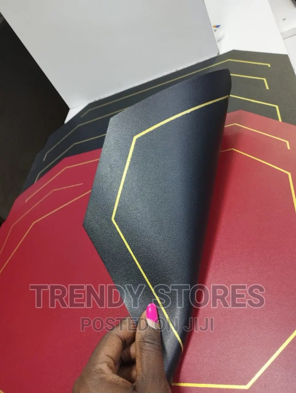 6pcs Double Sided PU Leather Antislip Tablemats