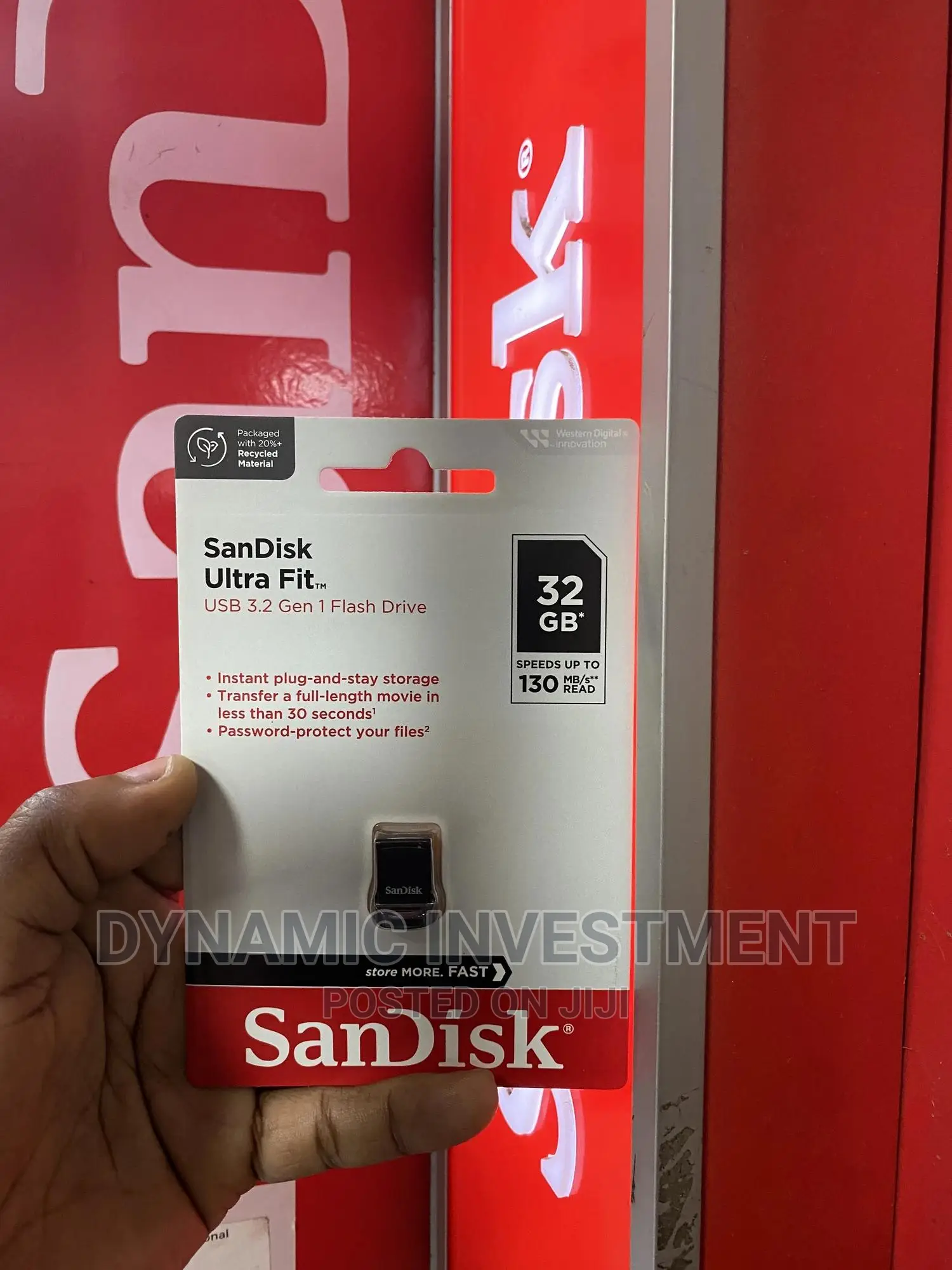 Sandisk Ultra Fit USB 3.2 Flash Drive/Disk
