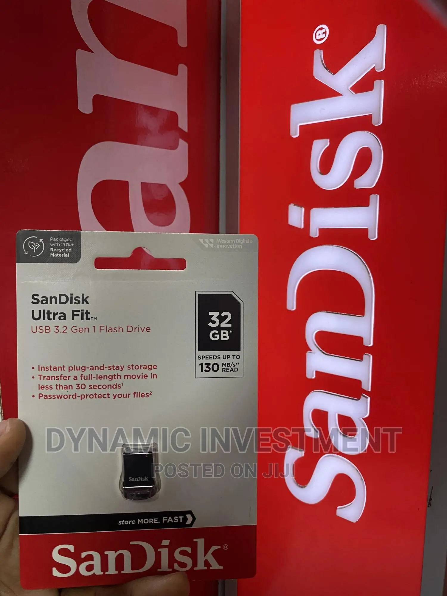 Sandisk Ultra Fit Usb 3.2 Flash Drive/Disk 32 Gb