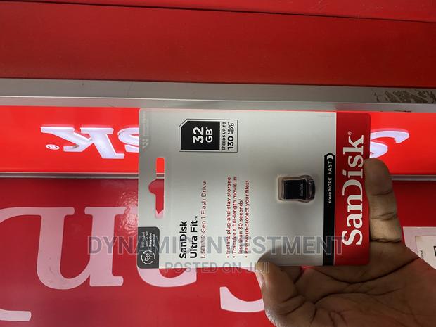 Original Sandisk Ultra Fit 3.2 32 GB USB Flash Drive/Disk - thumbnail 7