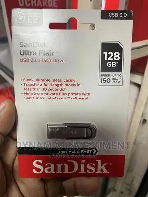 Sandisk Ultra Flair 128gb Usb 3.0 150 Mb/S Flash Drive/Disk