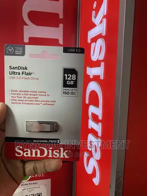 Original Sandisk Ultra Flair 128GB 150 MB/S Flash Drive/Disk