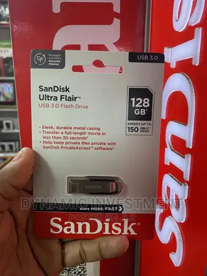 Original Sandisk Ultra Flair 128GB 150 MB/S Flash Drive/Disk