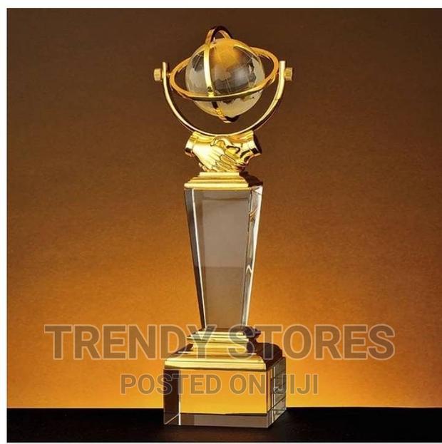 Exquisite Crystal Winner Trophy Decor - main view